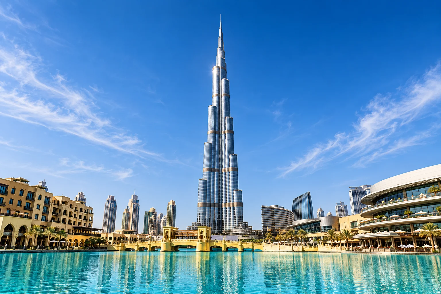 AI-gegenereerde bestemmingsillustratie: Dubai